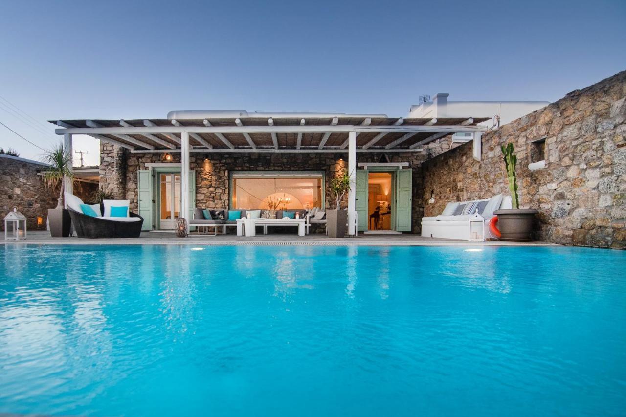 Mando Pool Villas W Sea Views - Five Bedrooms Super Paradise Beach  Exteriér fotografie