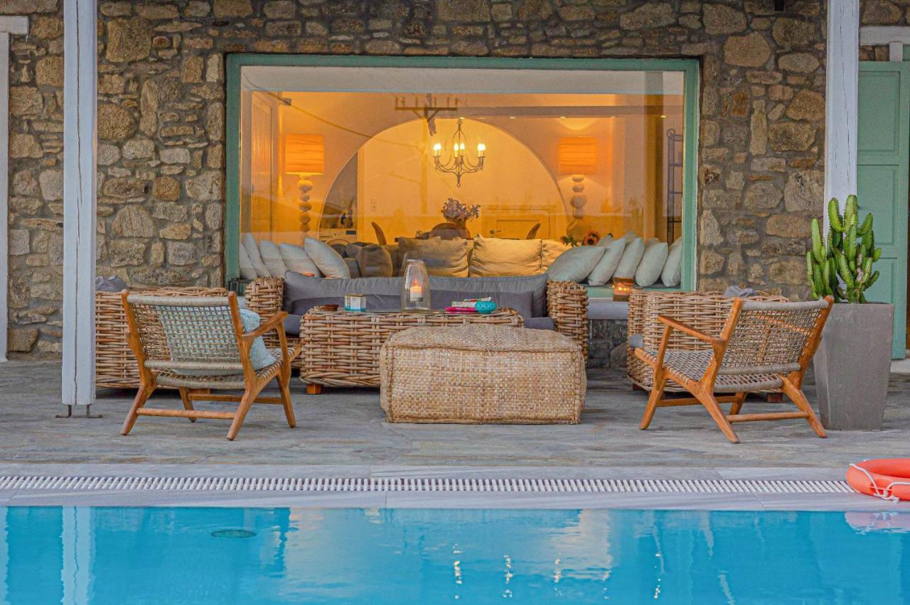 Mando Pool Villas W Sea Views - Five Bedrooms Super Paradise Beach  Exteriér fotografie