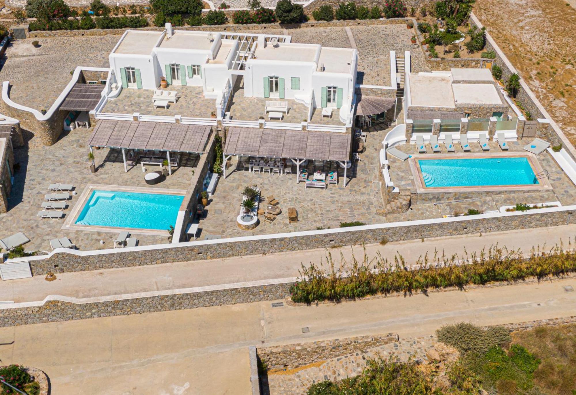 Mando Pool Villas W Sea Views - Five Bedrooms Super Paradise Beach  Exteriér fotografie