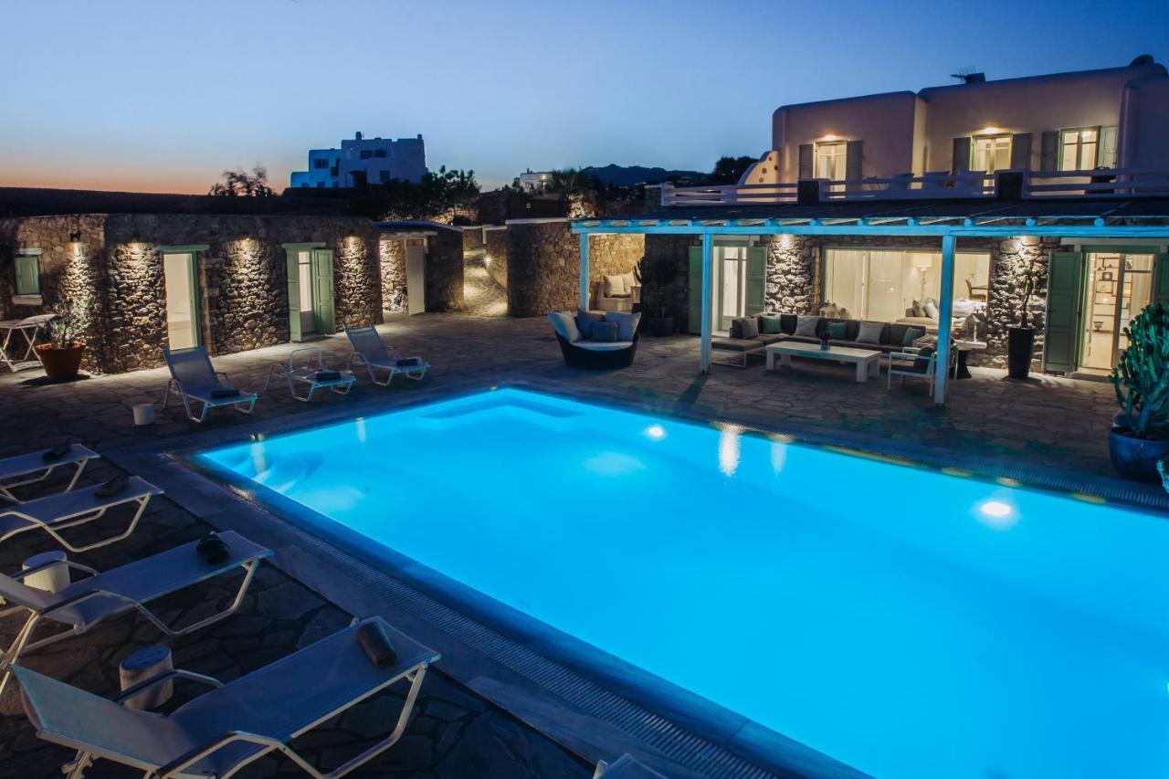 Mando Pool Villas W Sea Views - Five Bedrooms Super Paradise Beach  Exteriér fotografie
